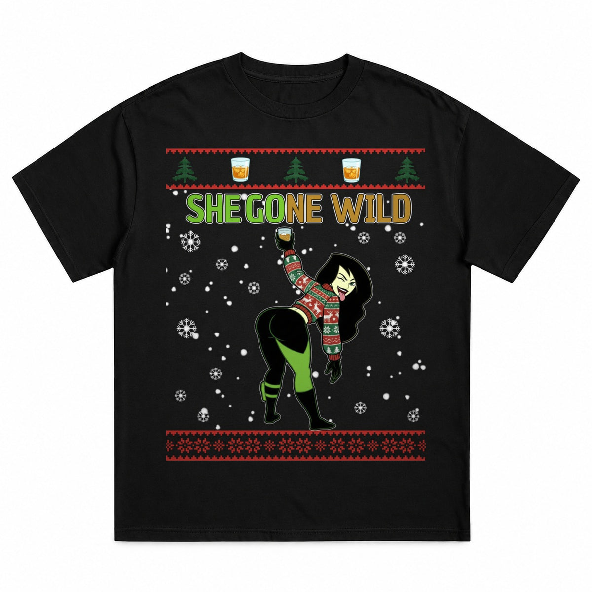 She Gone Wild - Christmas Tee