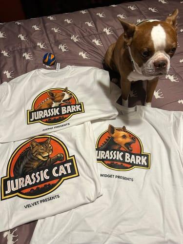 Kundenfoto: Jurassic Cat Shirt mit Katze