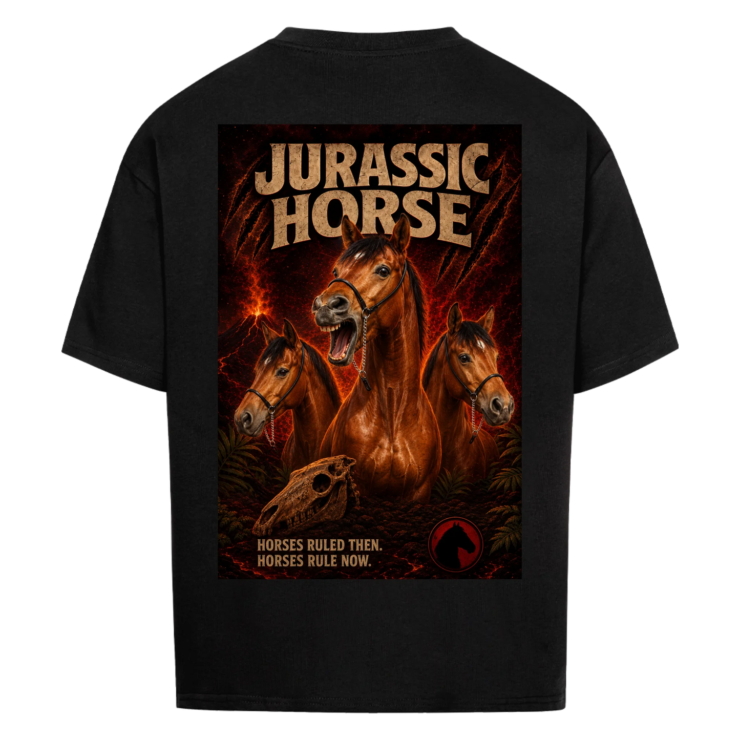 Jurassic Horse Backprint collection