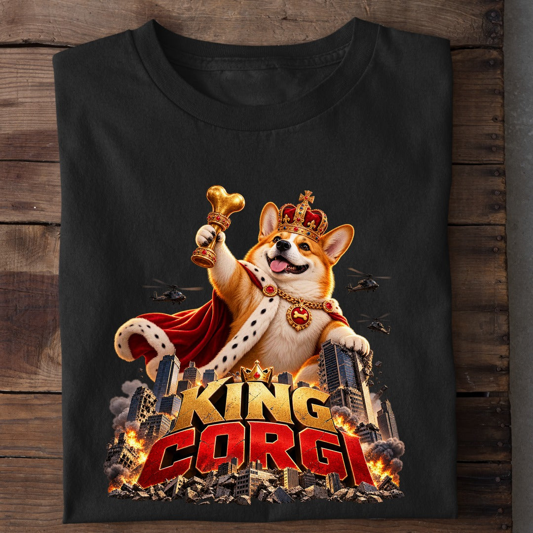 King Corgi T-Shirt Mockup