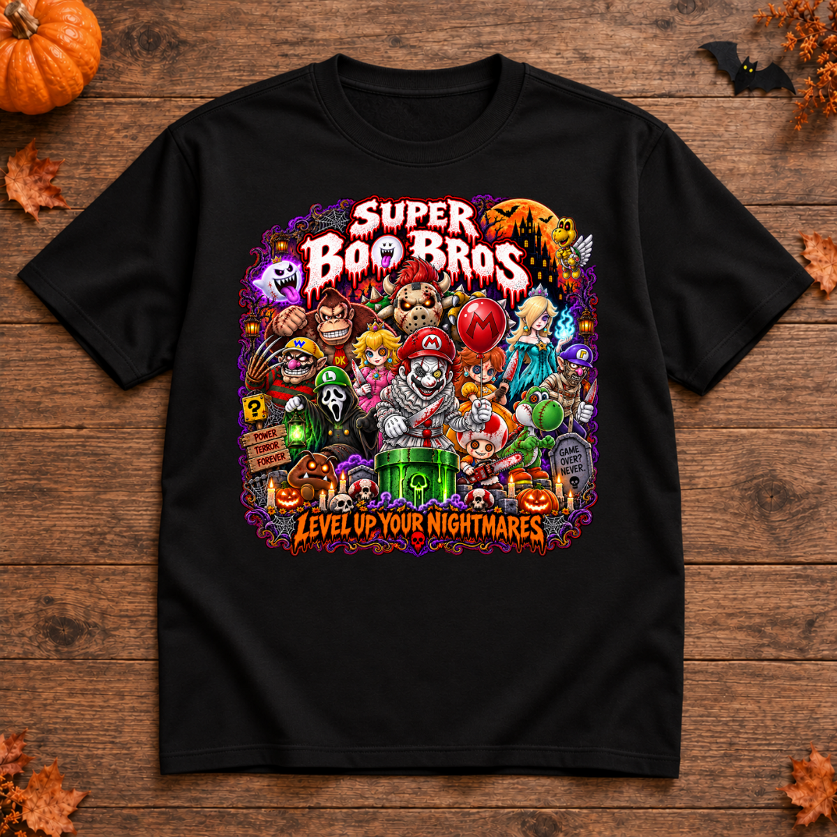Super Boo Bros - T-Shirt