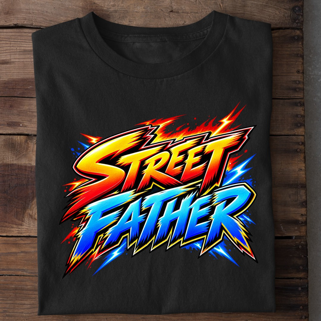 Street Father T-Shirt Mockup